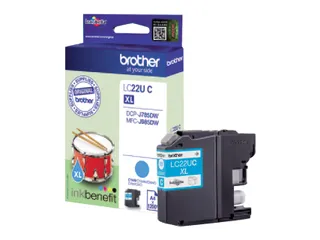 Inktcartridge Brother LC-22UC blauw - 1