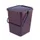 Afvalemmer Minimax Vierkant 10 Liter Bruin