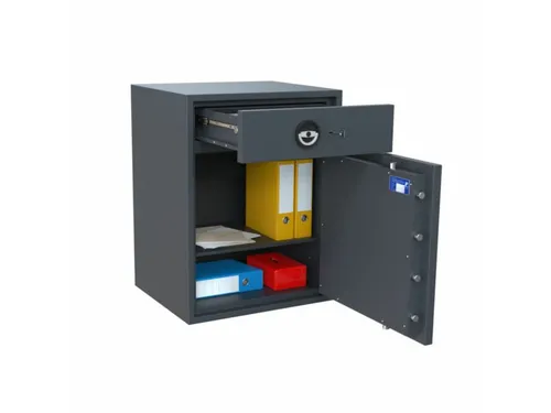 Salvus Tivoli 2 Afstortkluis elektronisch slot 84x65x55cm Grafietgrijs