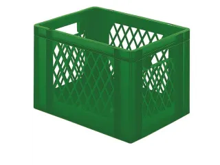 Euronorm-Stapelbak 24l H X L X B 270x 400x 300mm Groen - 1