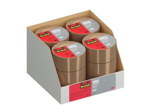 Verpakkingstape Scotch 4501B66 48mmx66m bruin