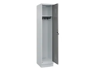 locker,HxBxD 1950x400x500mm,1vak,vak B 400mm,draaigrendel,sokkel - 2