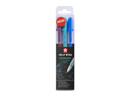 Gelschrijver Sakura Gelly Roll Moonlight 06 galaxy set à 3 kleuren