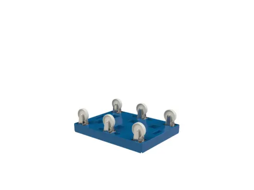 dolly,draagverm. 500kg,laadvl. LxB 814x612mm,platform doorbroken