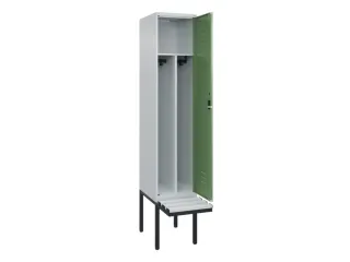 locker voor scheiding van kleding,HxBxD 2120x400x815mm,1vak - 2