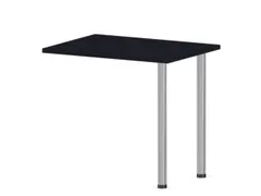 aanbouwtafel,i.h.v.,HxBxD 720-840x800x600mm,CC-zwart