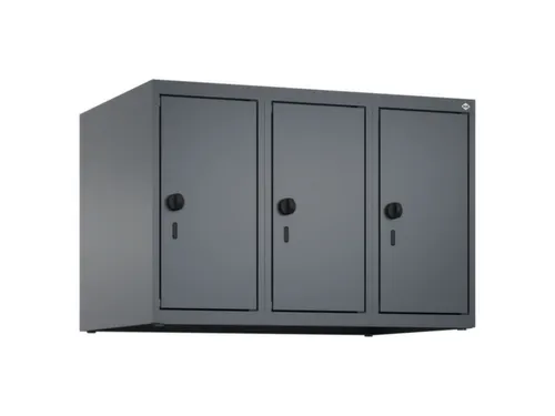 opzetkast,v. locker,3vak.,vak B 250mm,HxBxD 500x750x500mm,vleugeldeur