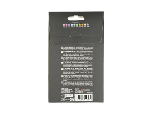 Gelschrijver Sakura Gelly Roll Metallic 08 klikfunctie assorti 10st