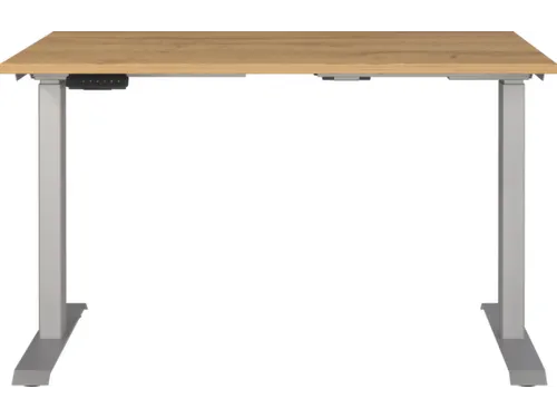 Elektrisch ihv bureau,HxBxD 720-1200x1200x800mm,blad Grandson-eiken
