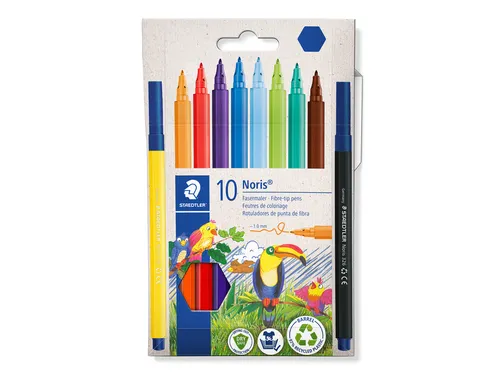 Kleurstift Staedtler Noris 326 kartonnen etui 10 kleuren