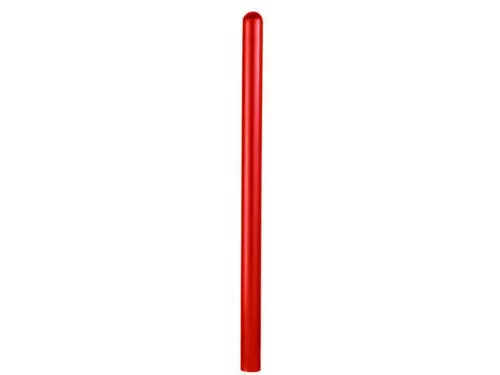 Paal voor ronde/halfronde asbak HxD 1500x60mm antraciet-ijzerglans