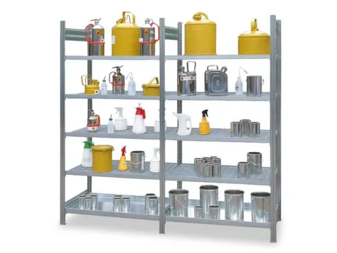 opvanglegborden,v. stelling voor gevaarlijke stoffen,BxD 1000x600mm