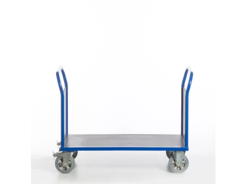 Platformwagen 1000kg Laadvlak 1200x800mm 2 Kopwanden Ral 5010