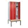 locker met bank,HxBxD 2120x900x815mm,3vak,vak B 300mm,draaigrendel