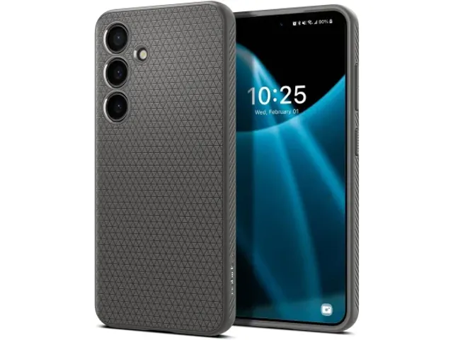 Spigen Liquid Air Samsung Galaxy S24 Hoesje Back Cover Grijs