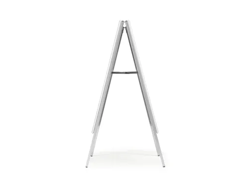 Stoepbord Aluminium Fold Outdooor A1 metaal zilver