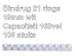 Bindrug Fellowes 19mm 21-rings A4 wit 100stuks