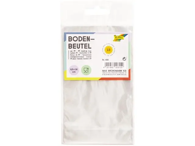 Folia Doorzichtige zakjes Stand-up 95x160mm 100 stuks