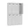 Dubbeldekse lockerkast,HxBxD 1800x1200x500mm,4x2vak.,draaigrendel