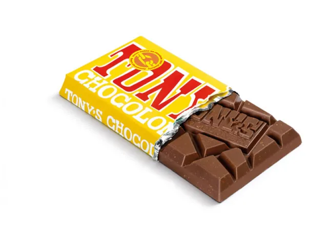 Chocolade Tony's Chocolonely reep 180gr melk noga