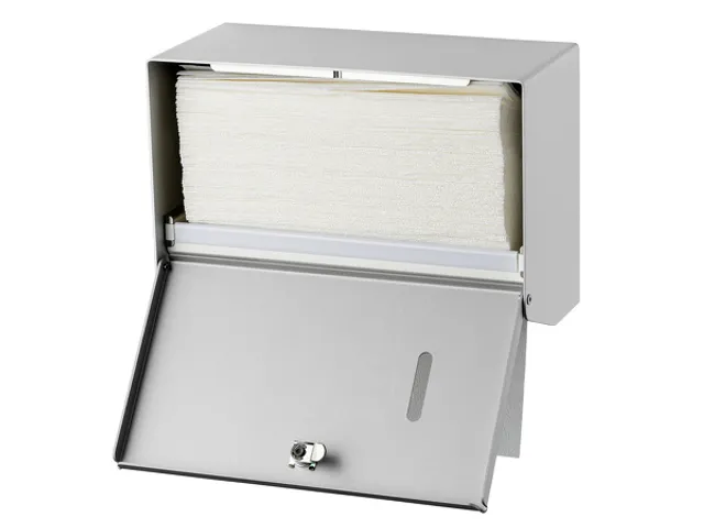 Handdoekdispenser Aluminium Klein C-vouw Z-vouw, Mqhsa
