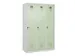 locker voor scheiding van kleding,HxBxD 1850x1200x500mm,3vak