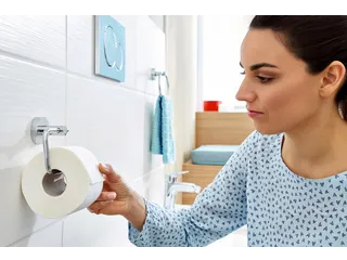 Toiletrolhouder tesa Smooz hoogglans verchroomd metaal zelfklevend - 5