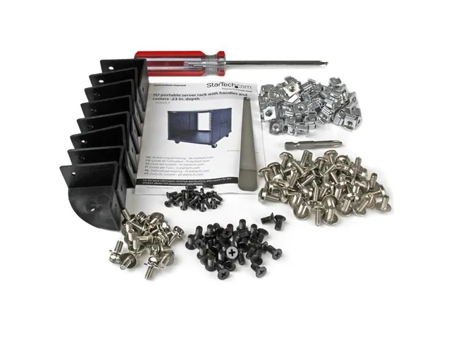 Draagbare Server Rack Met Handvaten Rolbare Serverkast - 9U