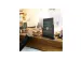 Ardoise de table Securit 230x200x60mm bois noir