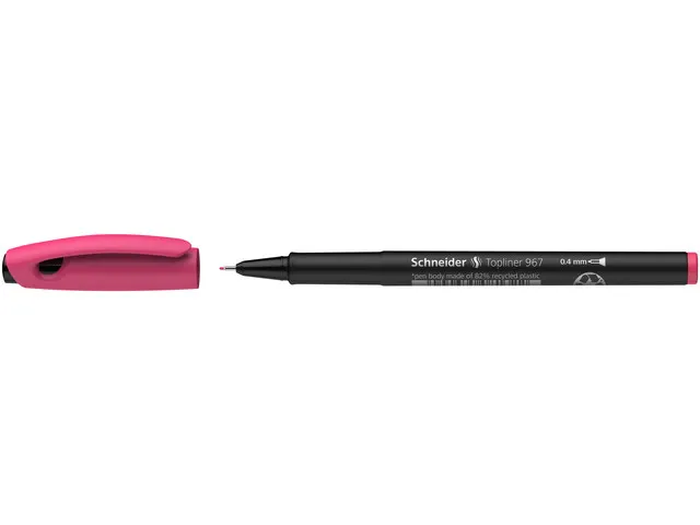 fineliner Schneider Topliner 967 0.4mm roze