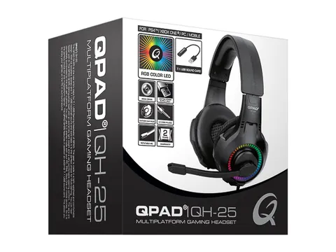 QH25 7.1USBPRO Gaming headset 3.5mm 9J.H3593.H25
