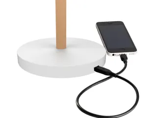 Bureaulamp Unilux Vicky led hout wit - 3