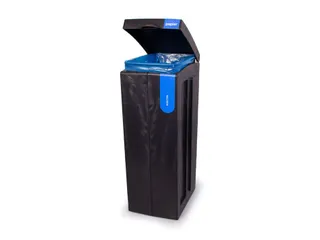 Bonton Original prullenbak 70 liter zwart blauw - 2