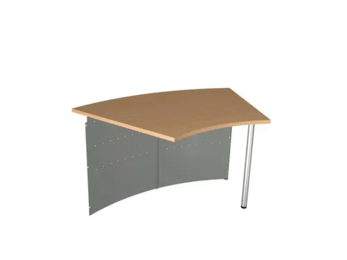 Balieprogramma Genua Aanbouwelement Staal 720x1265x800mm Beuken Decor