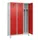 locker voor scheiding van kleding,HxBxD 1950x1200x500mm,3vak
