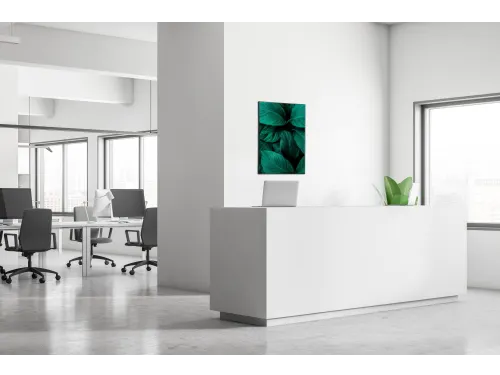 Wanddecoratie Textiel Set A2 Botanische Bladeren Groen