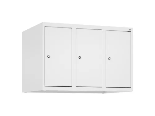 opzetkast,v. locker,3vak.,vak B 250mm,HxBxD 500x750x500mm,vleugeldeur