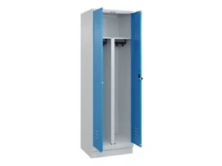 PBM-locker,HxBxD 1950x600x500mm,2vak,vak B 300mm,draaigrendel - 2