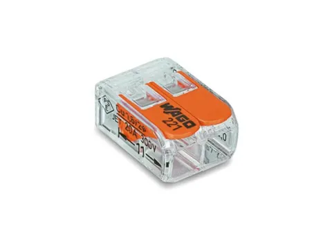 Compacte Verbindingsklem 2 x 0.2 - 4mm² Voor Alle Kabelsoorten