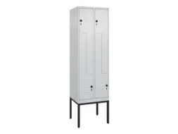 Z-garderobekast,HxBxD 2120x600x500mm,vak B 150/300mm,draaigrendel