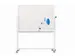 Tableau blanc magnétique mobile 120x150cm acier laqué + kit