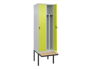 locker voor scheiding van kleding,HxBxD 2120x600x815mm,2vak - 2