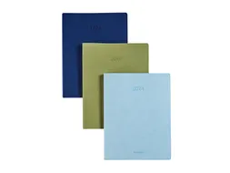 Agenda 2027 Brepols Timing Colora 7dagen/2pag taupe, roze, donkerblauw