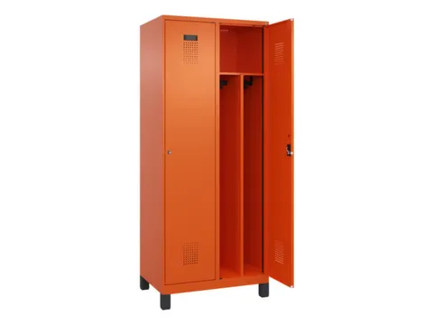 locker voor scheiding van kleding,HxBxD 1950x800x500mm,2vak