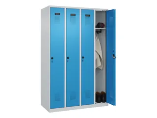 locker,HxBxD 1850x1200x500mm,4vak,vak B 300mm,draaigrendel - 1