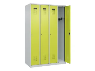 locker,HxBxD 1850x1200x500mm,4vak,vak B 300mm,cil.-slot - 2