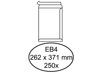 Envelop Quantore Akte Eb4 262x371mm 120gr Wit Zelfklevend - 1