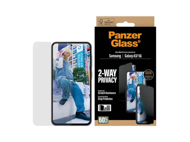 PanzerGlass PG90806, Samsung, Galaxy A37 5G, Krasbestendig, Transparan