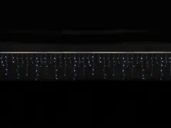 Cascade Light LED - 4 x 0,6m - 144 Witte Lampen - Transparant Draad -