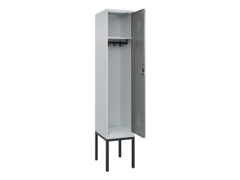 locker,HxBxD 2120x400x500mm,1vak,vak B 400mm,cil.-slot,voetonderstel
